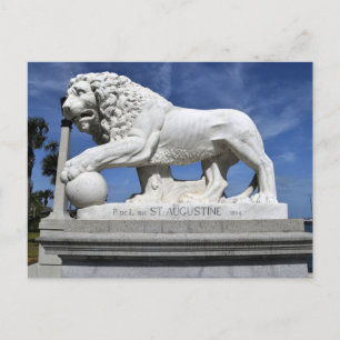 Bridge of Lions, St. Augustine, FL Postcard