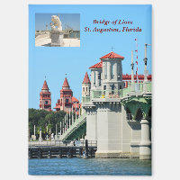 Bridge of Lions St. Augustine, Florida Postcard