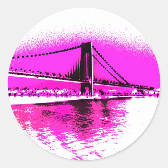 Bridge of Pink Dreams sticker