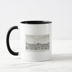 Bridge of Shiraz, Isfahan, from 'Voyages du Chevel Mug