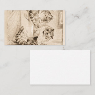 Bridge of Sighs by Louis Wain Business Card