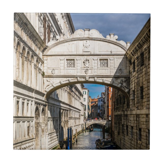 Bridge of Sighs, Venezia, Italy Tile (Front)