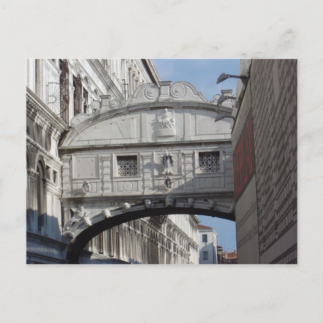 Bridge of Sighs, Venice 2 Postcard (Front)
