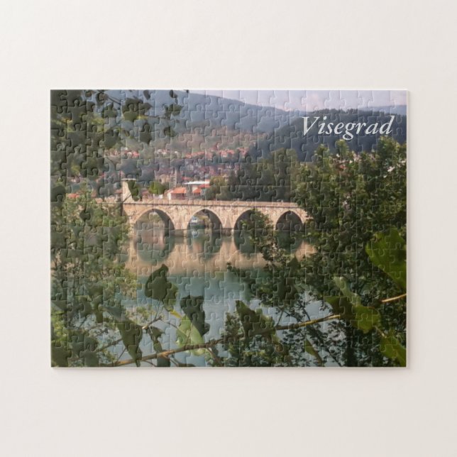 Bridge on the Drina - Visegrad Jigsaw Puzzle (Horizontal)