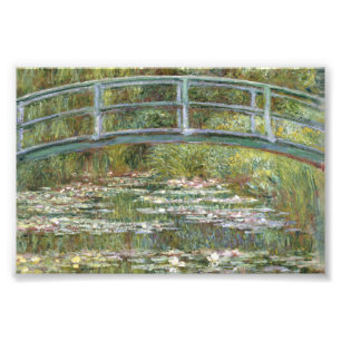Bridge over a Pond of Water Lilies by Claude Monet Photo Print