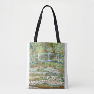 Bridge over a Pond of Water Lilies by Claude Monet Tote Bag