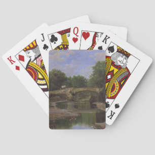 Bridge Over a River (by Santiago Rusiñol) Playing Cards