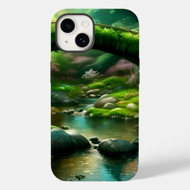 Bridge over a stream in the forest. 1 Case-Mate iPhone case (Back)
