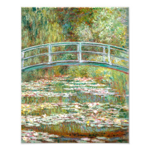Bridge over Pond of Water Lilies   Claude Monet    Photo Print