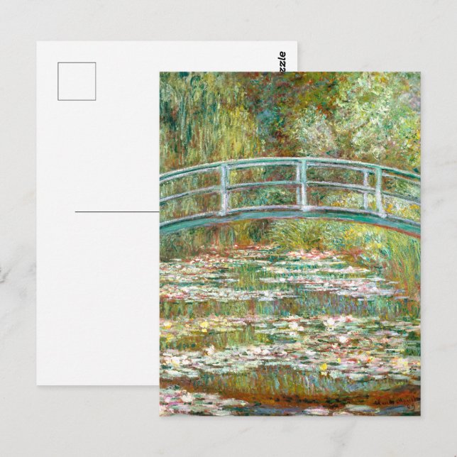 Bridge over Pond of Water Lilies | Claude Monet |  Postcard (Front/Back)