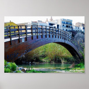 Bridge over Riba-roja de Túria Poster