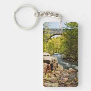 Bridge Over River Keychain