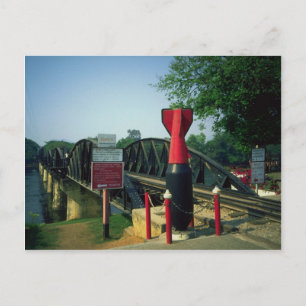 Bridge over the River Kwai, Kanchanaburi, Thailand Postcard