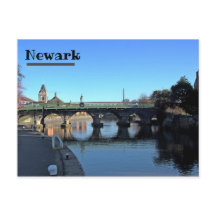 Bridge over the River Trent at Newark Postcard