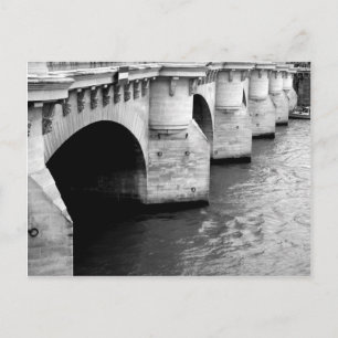 Bridge over the Seine Postcard