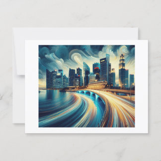 Bridge Over the Water,  Postcard