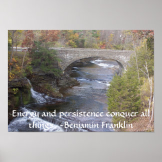 Bridge Over the Water Poster