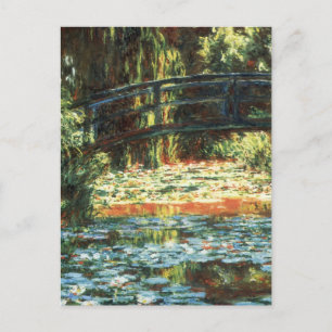 Bridge Over the Waterlily Pond by Claude Monet Postcard