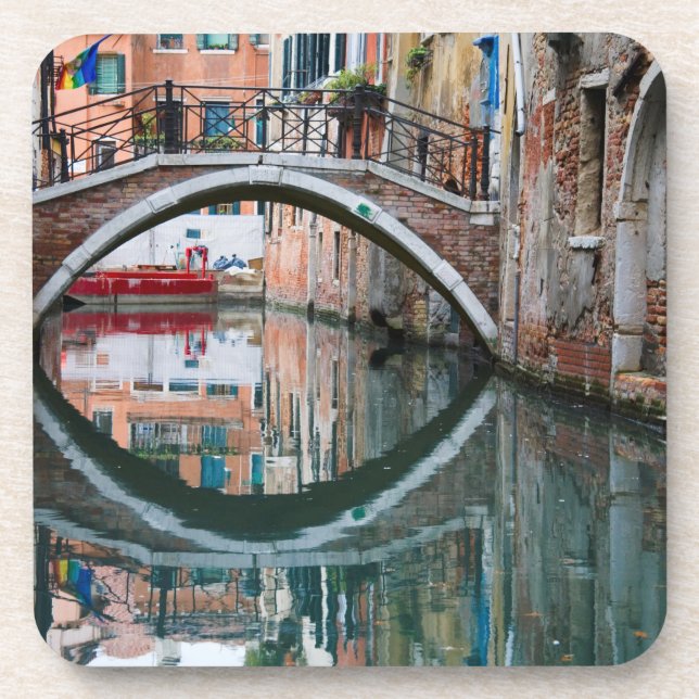 Bridge over Venice Canal Coaster (Front)