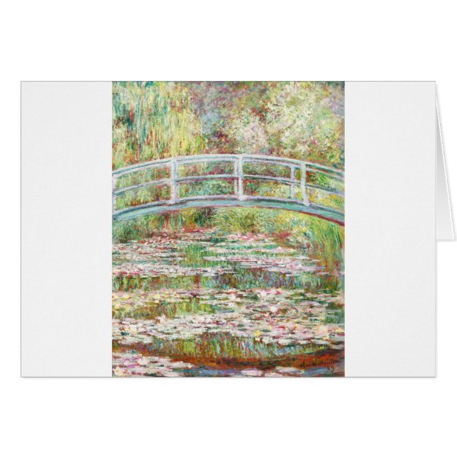 Bridge Over Water Lilies Pond - Claude Monet (Front Horizontal)