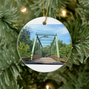 Bridge Photo Ceramic Ornament