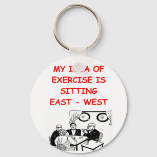 BRIDGE player joke Keychain