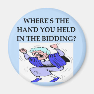 bridge player joke magnet