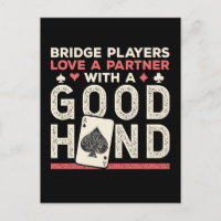 Bridge Player Joke Partner Good Hand