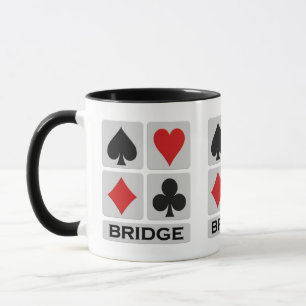 Bridge Player mugs - choose style & colour