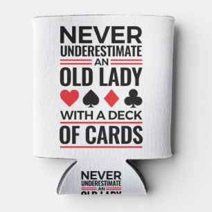 Bridge Player Never Underestimate Old Lady Cards Can Cooler