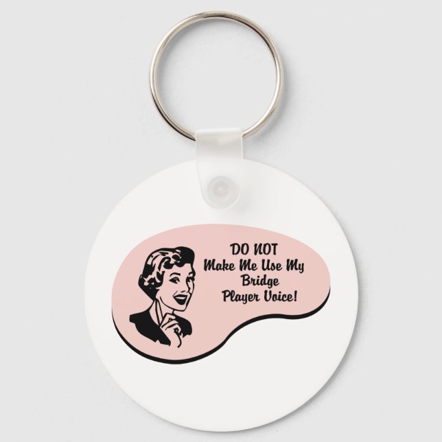 Bridge Player Voice Keychain (Front)