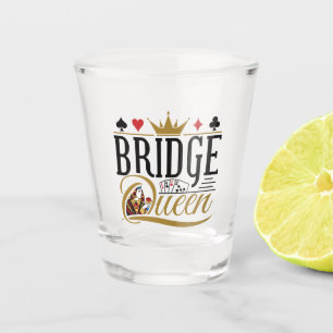 Bridge Queen Shot Glass