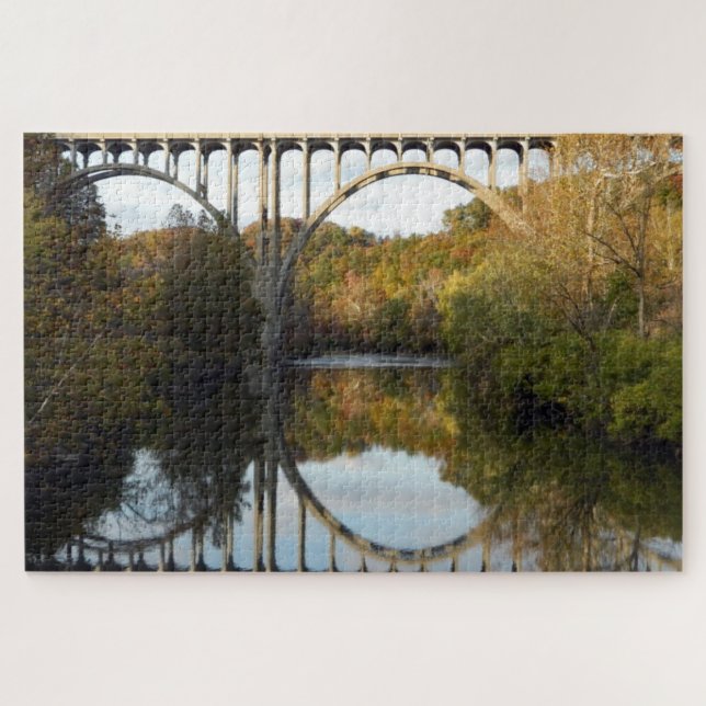 Bridge Reflection Jigsaw Puzzle (Horizontal)