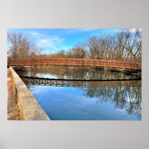 Bridge Reflection Poster