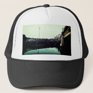 Bridge reflection trucker hat