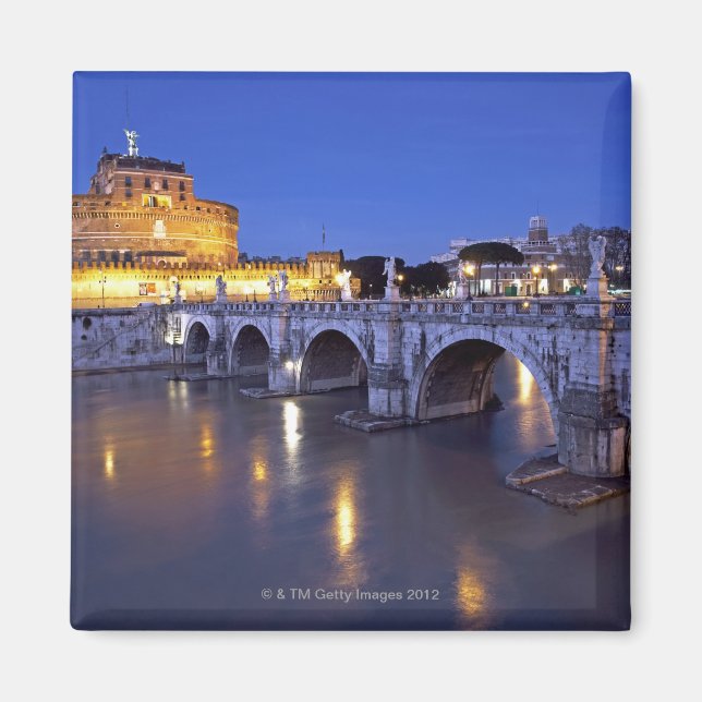Bridge Sant Angelo and Castel Sant Angelo at Magnet (Front)