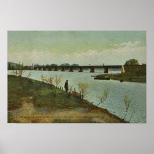 Bridge Schuylkill River Norristown PA Poster