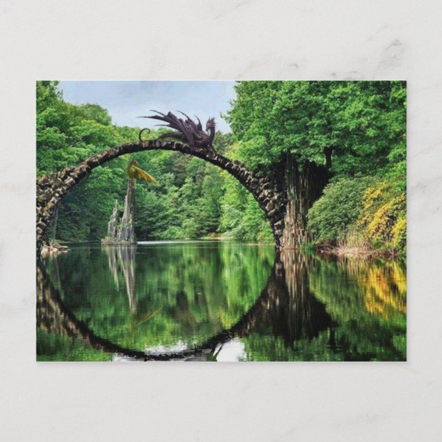 Bridge Stone Dragon II Postcard (Front)