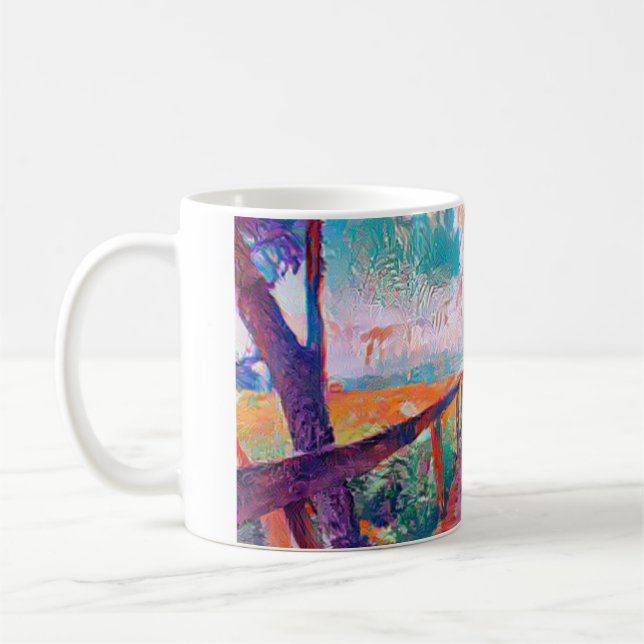 Bridge to peace fun  coffee mug (Left)