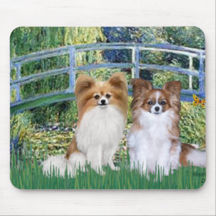 Bridge - Two Papillons Mouse Pad