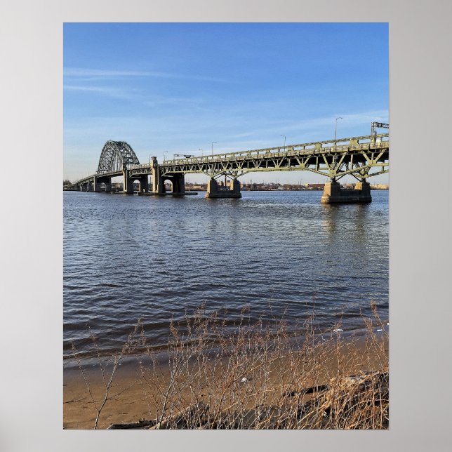 Bridge Waterscape Photo Poster (Front)