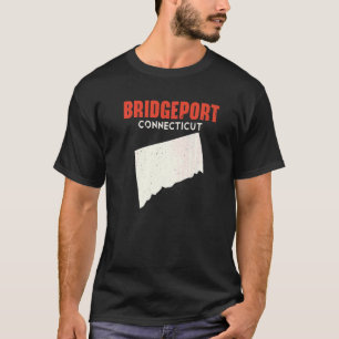 Bridgeport Connecticut USA State America Travel Co T-Shirt