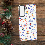Bridger Bowl Canyon Montana Ski Snowboard Pattern Samsung Galaxy Case<br><div class="desc">A funny winter skiing seamless pattern for the ski resort Bridger Bowl in Bridger Canyon,  Bozeman,  Montana,  United States,  North America. Perfect gift idea for winter sports lovers: ski,  snowboard,  freestyle,  ski jump,  cross-country skiing.</div>