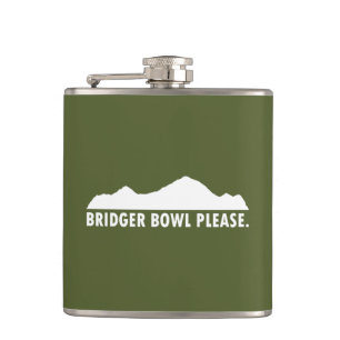 Bridger Bowl Please Hip Flask