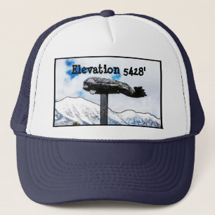 Bridger Bowl Whale Trucker Hat