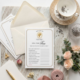 Bridgerton Bridal Shower Invitation