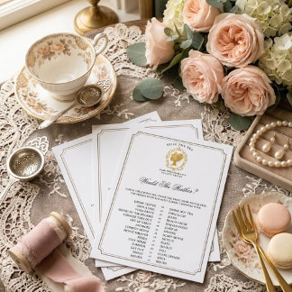 Bridgerton Bridal Shower Invitation