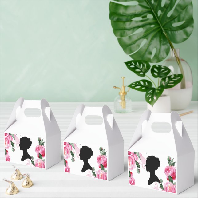 BRIDGERTON FLORAL BRIDAL SHOWER FAVOR BOX (Multiple)