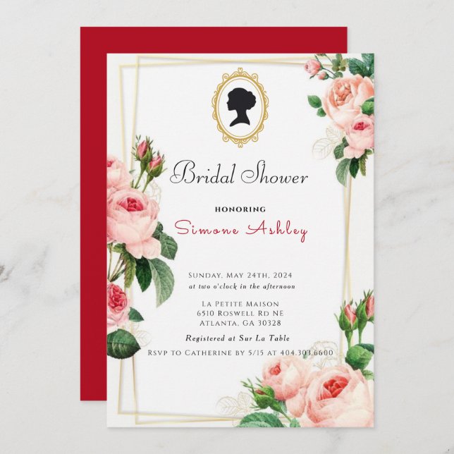 Bridgerton, Julia Quinn, Serie Bridgerton, Libros  Invitation (Front/Back)