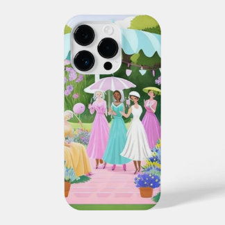 Bridgerton watercolor painting floral iPhone 14 pro case